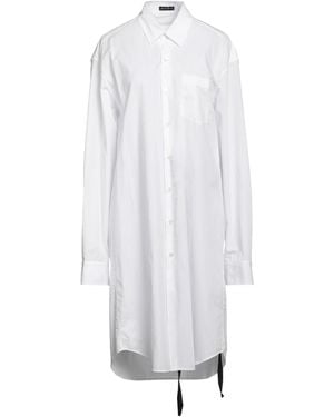 Ann Demeulemeester Midi-Kleid - Weiß