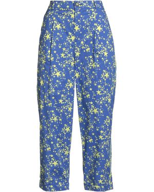 I LOVE MP Pants Cotton, Polyamide, Elastane - Blue
