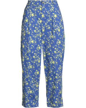 I LOVE MP Pants Cotton, Polyamide, Elastane - Blue