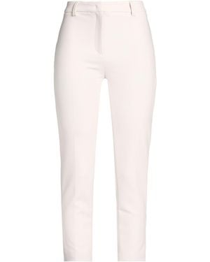 Via Masini 80 Trousers Polyester, Virgin Wool, Elastane - White