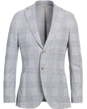 Paoloni Blazer Cotton, Linen, Polyester - Gray