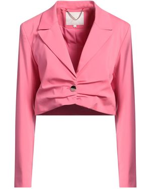 Kocca Blazer Cotton, Viscose, Polyamide, Metallic Fibre - Pink