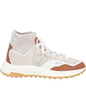 Hogan Trainers Leather, Textile Fibres - White