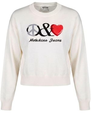 Moschino Pullover - Blanco