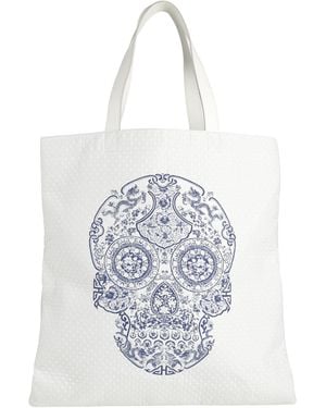 Junya Watanabe Shoulder Bag Cotton, Polyester, Cowhide - White