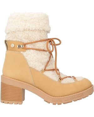 Love Moschino Ankle Boots - Natural