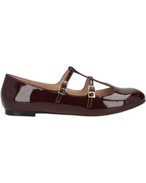 Lola Cruz Ballet Flats - Brown