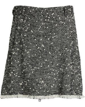 Dolce & Gabbana Mini Skirt Virgin Wool, Polyamide, Alpaca Wool, Mohair Wool - Gray