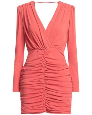 Toy G. Coral Mini Dress Polyester, Elastane - Red