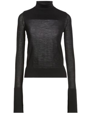 Jil Sander Turtleneck Virgin Wool, Polyamide, Elastane - Black