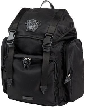Versace Backpack Polyamide, Calfskin - Black