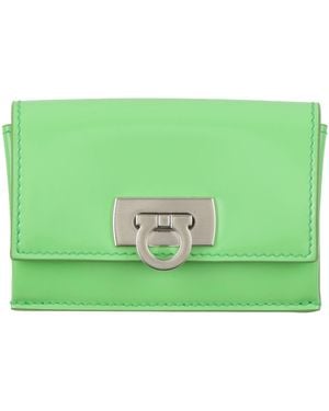Ferragamo Coin Purses - Green