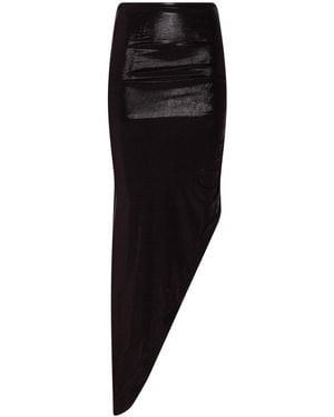 Norma Kamali Midi-Kleid - Schwarz
