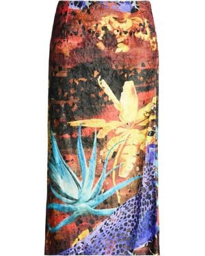 Stella Jean Jupe Midi - Jaune