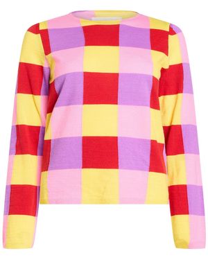 Comme des Garçons Sweater Acrylic, Wool - Pink