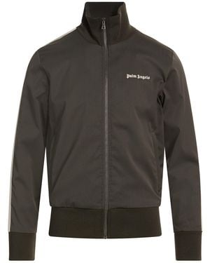 Palm Angels Military Jacket Polyester, Virgin Wool, Elastane - Grey