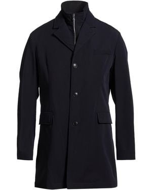 Fedeli Overcoat & Trench Coat Nylon, Elastane - Blue