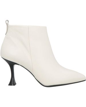 POÈME 1420 Ankle Boots Leather - White