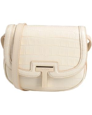 Tom Ford Ivory Cross-Body Bag Calfskin - Natural
