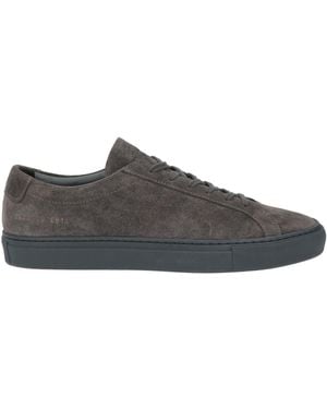 Common Projects Charcoal Sneakers Leather - Gray