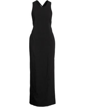 Department 5 Maxi Dress Lycra, Polyamide - Black