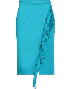 Jijil Azure Midi Skirt Cotton, Elastane - Blue