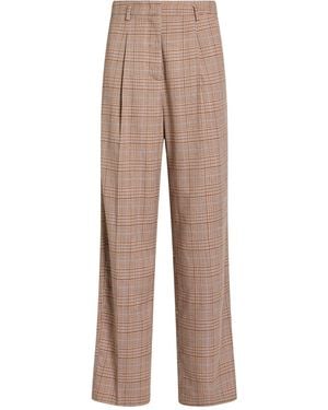 Liu Jo Pants Polyester, Viscose, Metallic Fiber, Elastane - Natural
