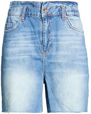 Fracomina Denim Shorts Cotton - Blue