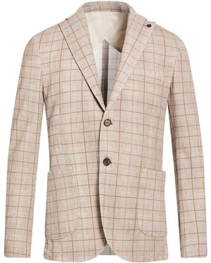 Barbati Sand Blazer Polyester, Elastane - Natural