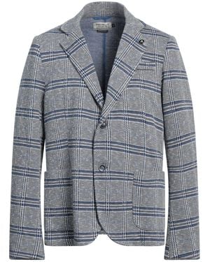 Fred Mello Blazer Cotton, Polyester, Elastane - Blue
