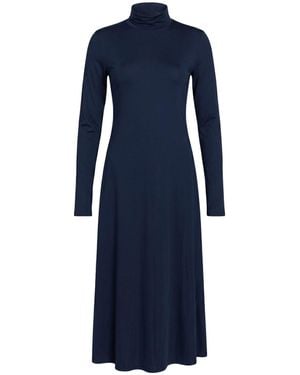 CROCHÈ Midi Dress - Blue