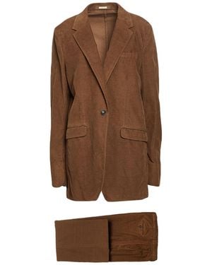 Massimo Alba Suit Cotton - Brown
