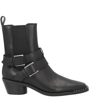 Ash Ankle Boots Leather - Black