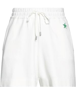 Sandro Embroidered French Terry Shorts - White