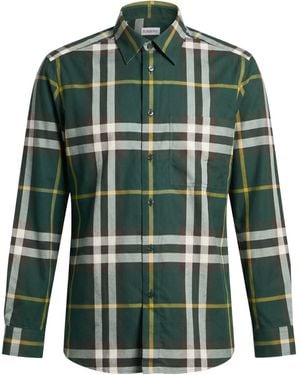 Burberry Camicia - Verde