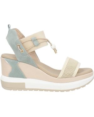 Nero Giardini Sandals Leather, Textile Fibers - Natural