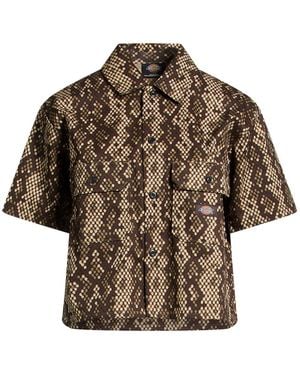 Dickies Shirt Polyester, Cotton - Brown