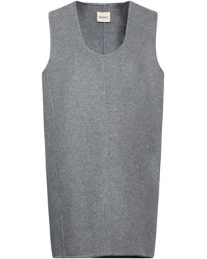 KHAITE Mini Dress Wool - Gray