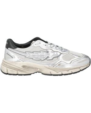 ENTERPRISE JAPAN Trainers Leather, Textile Fibres - White