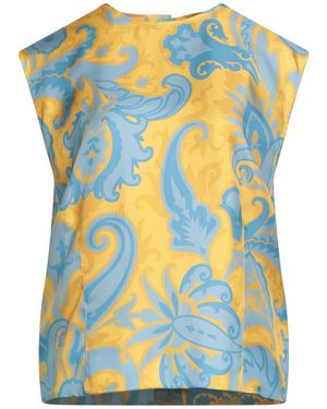 Etro Top Silk - Blue