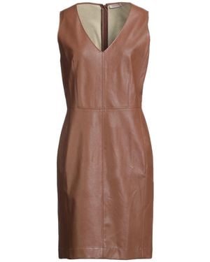 Purotatto Mini-Kleid - Braun