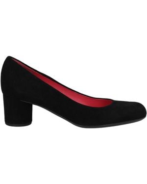 Pas De Rouge Court Shoes - Black