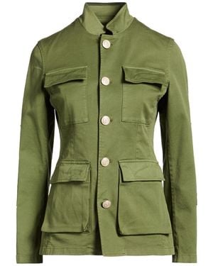 Department 5 Jacket Cotton, Elastane - Green
