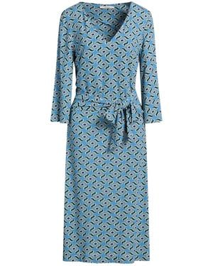 Maliparmi Midi Dress Viscose, Elastane - Blue