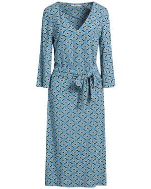 Maliparmi Midi Dress Viscose, Elastane - Blue