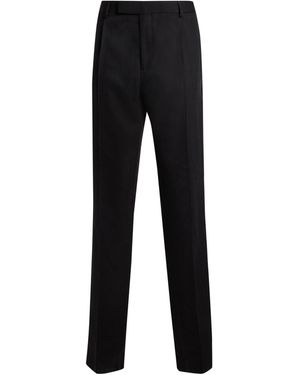 Lardini Pants Wool, Lyocell - Black