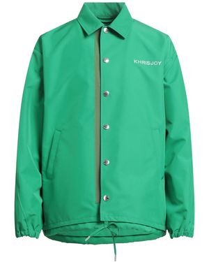Khrisjoy Overcoat & Trench Coat - Green