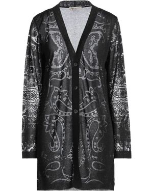 Angelo Marani Cardigan Viscose, Polyester - Black