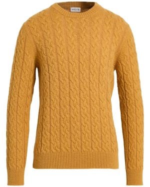 GALLIA Sweater Merino Wool, Alpaca Wool, Polyamide - Yellow