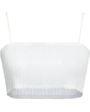 LE17SEPTEMBRE Top Polyester, Polyurethane - White